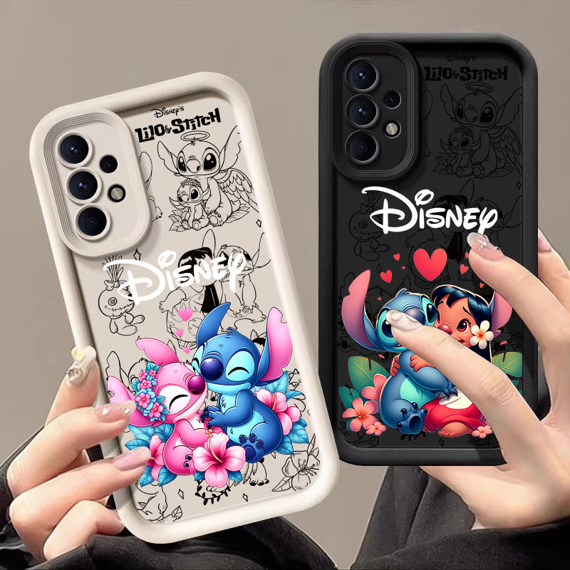 Samsung Galaxy A55 - Angel en Stitch Koala Disney hoesje