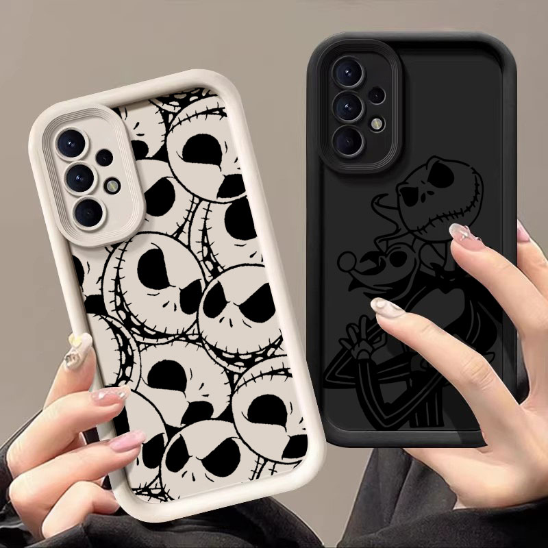 Samsung Galaxy A55 - Jack Sally Skellington Art Case voor