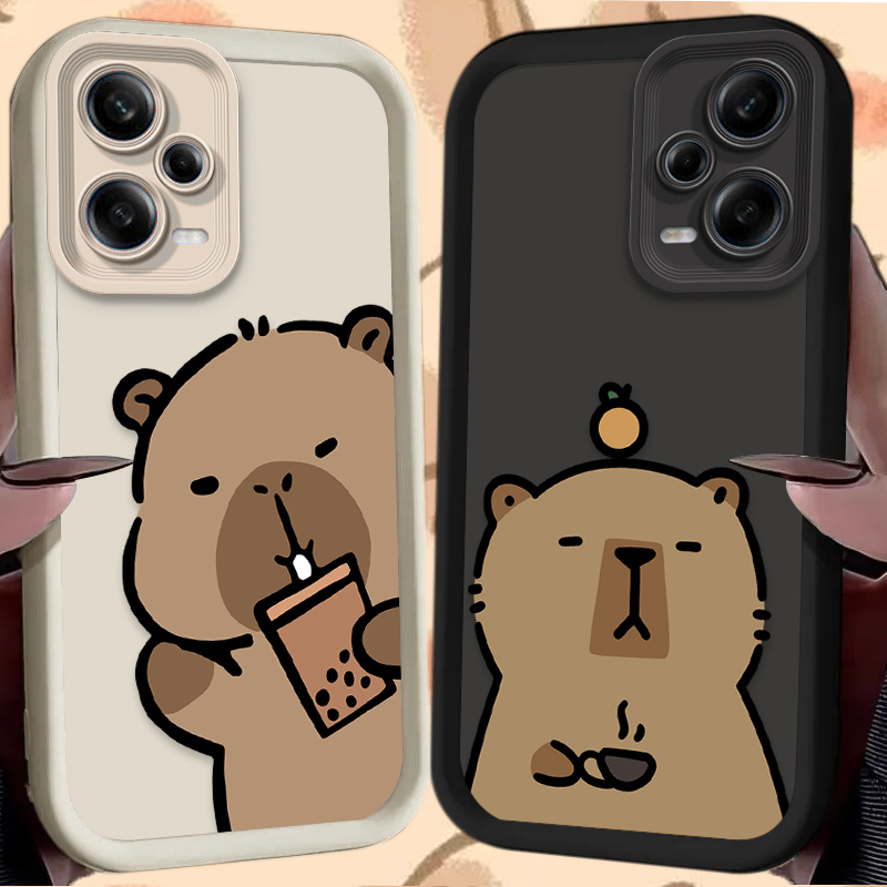 Xiaomi Redmi Note 14 - Cartoon schattige capibara telefoonhoesje voor Xiaomi