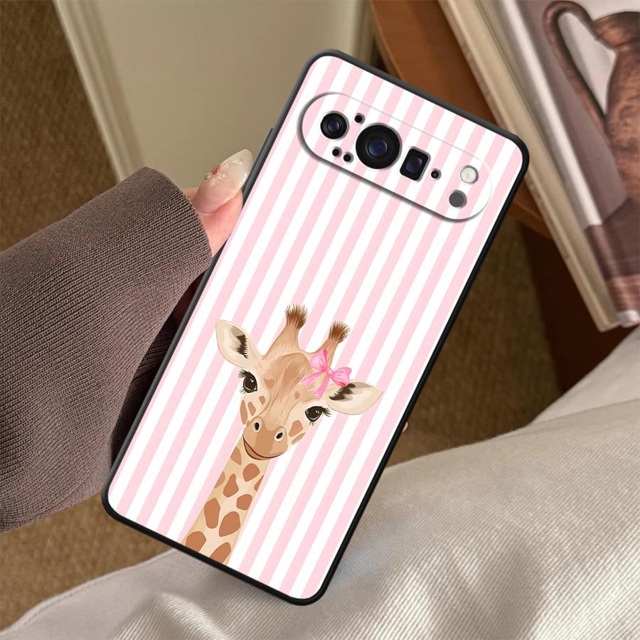 Cartoon Giraffe Funda Telefoon - Google Pixel 9 Pro recensie en prijs