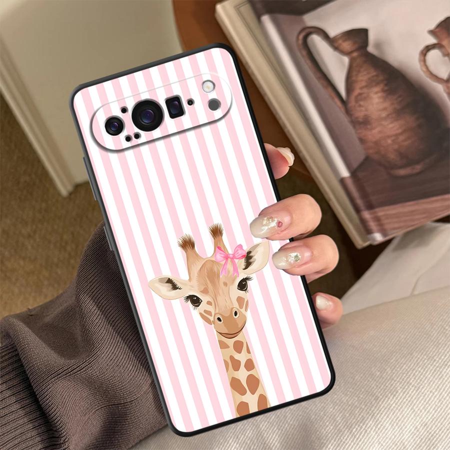 Cartoon Giraffe Funda Telefoon - Google Pixel 9 Pro recensie en prijs