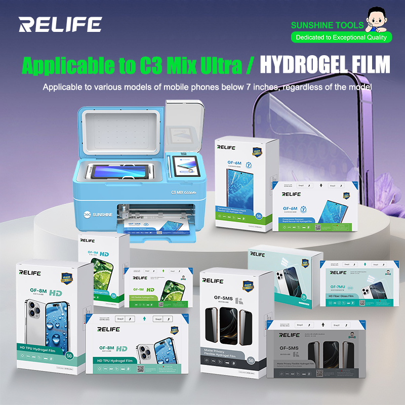 RELIFE GF-1M GF-5MS HD TPH hyd - Screen Protector Cutter recensie en prijs