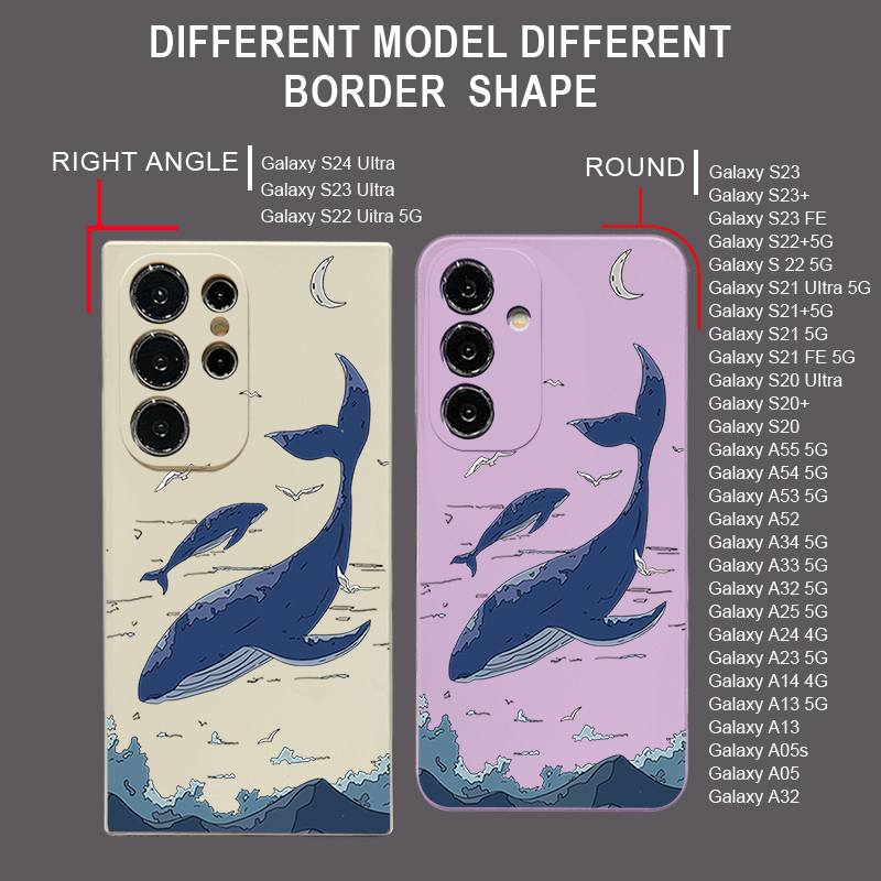 Walvis Telefoonhoesje voor Sam - Samsung Galaxy A55 recensie en prijs
